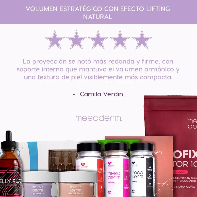 PROTOCOLO TRIFÁSICO VOLUMEN & PROYECCIÓN GLÚTEA MESODERM